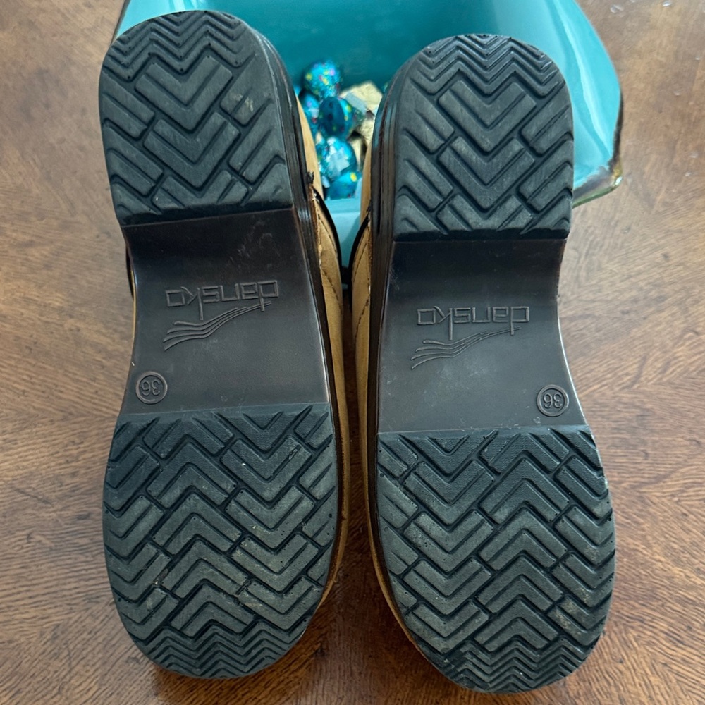 Dansko Tan Mules - Picture 2 of 3